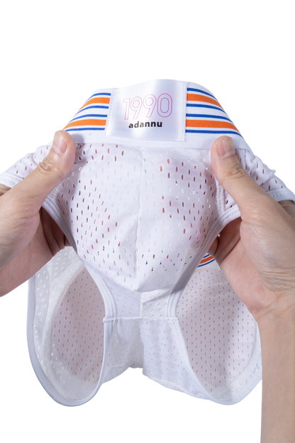 Men’s Mesh Briefs with Detachable Padding for Enhanced Shape