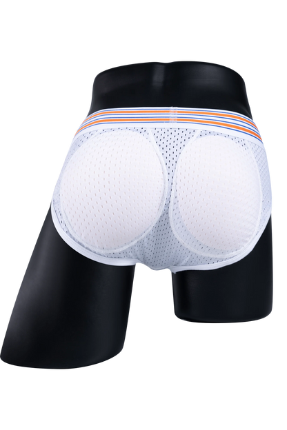 Men’s Mesh Briefs with Detachable Padding for Enhanced Shape