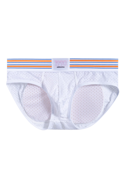 Men’s Mesh Briefs with Detachable Padding for Enhanced Shape