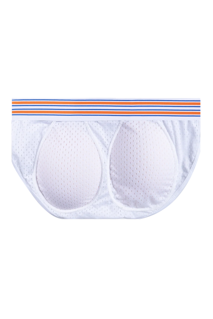 Men’s Mesh Briefs with Detachable Padding for Enhanced Shape
