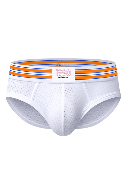 Men’s Mesh Briefs with Detachable Padding for Enhanced Shape