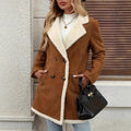 Women's Winter Thickened Composite Woolen Warm For Coats