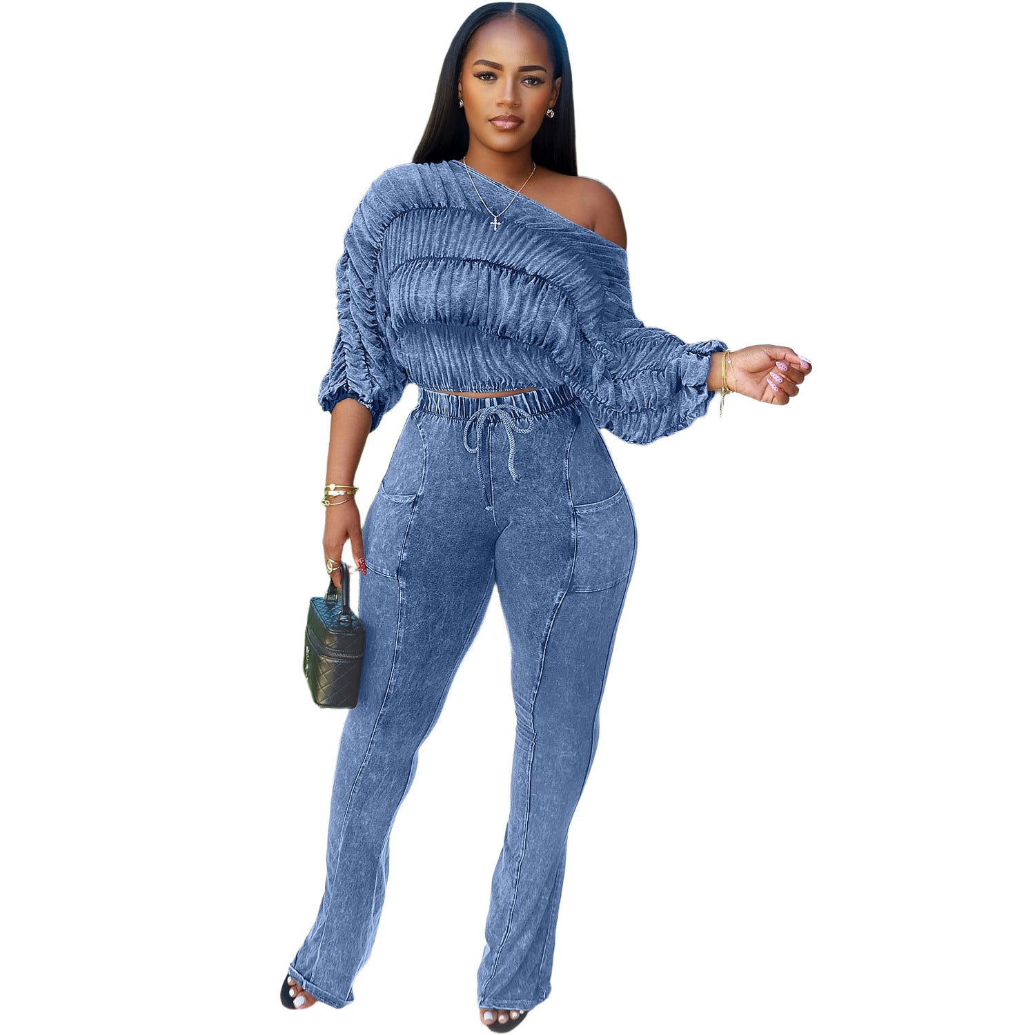 Women's Fashion Wear Pickled Old Sexy Loose Suits