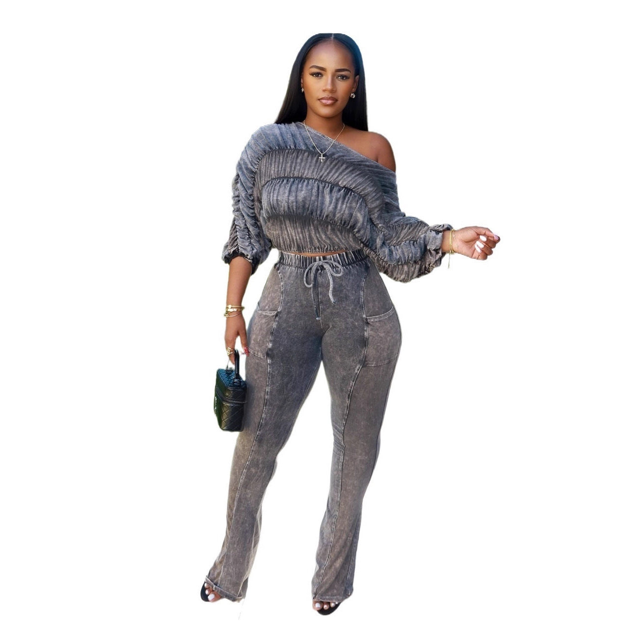 Women's Fashion Wear Pickled Old Sexy Loose Suits