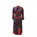 Long Sleeve High Waist Print Banquet Dresses