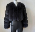 Women's Fox Fur Thickened Long Sleeve Imitation Coats