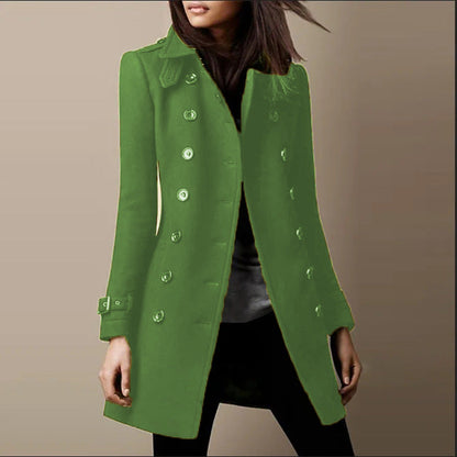 Women's Innovative Attractive Slouchy Woolen Mid-length Coats