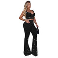 Women's Wear Temperament Sexy Wide Leg Trousers Suits