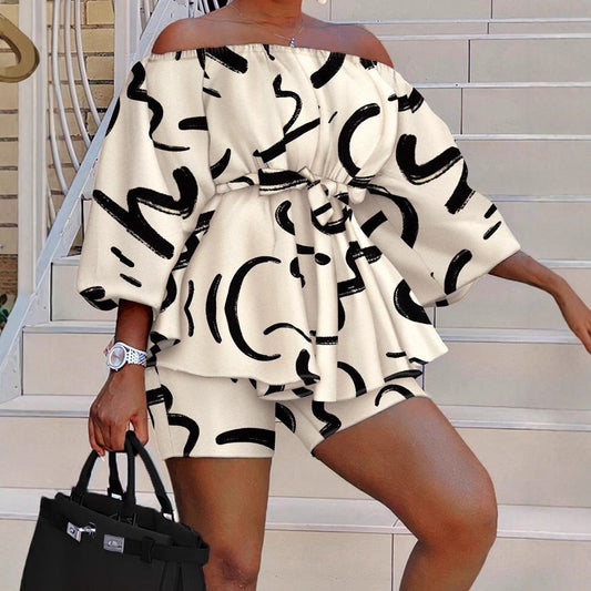 Beautiful Trendy Sexy Printing Club Wear Suits