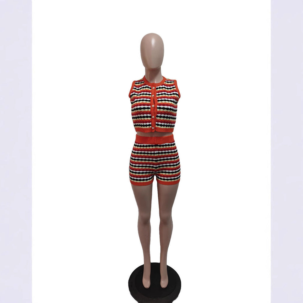 Women's Elegant Versatile Beautiful Sexy Knitted Suits
