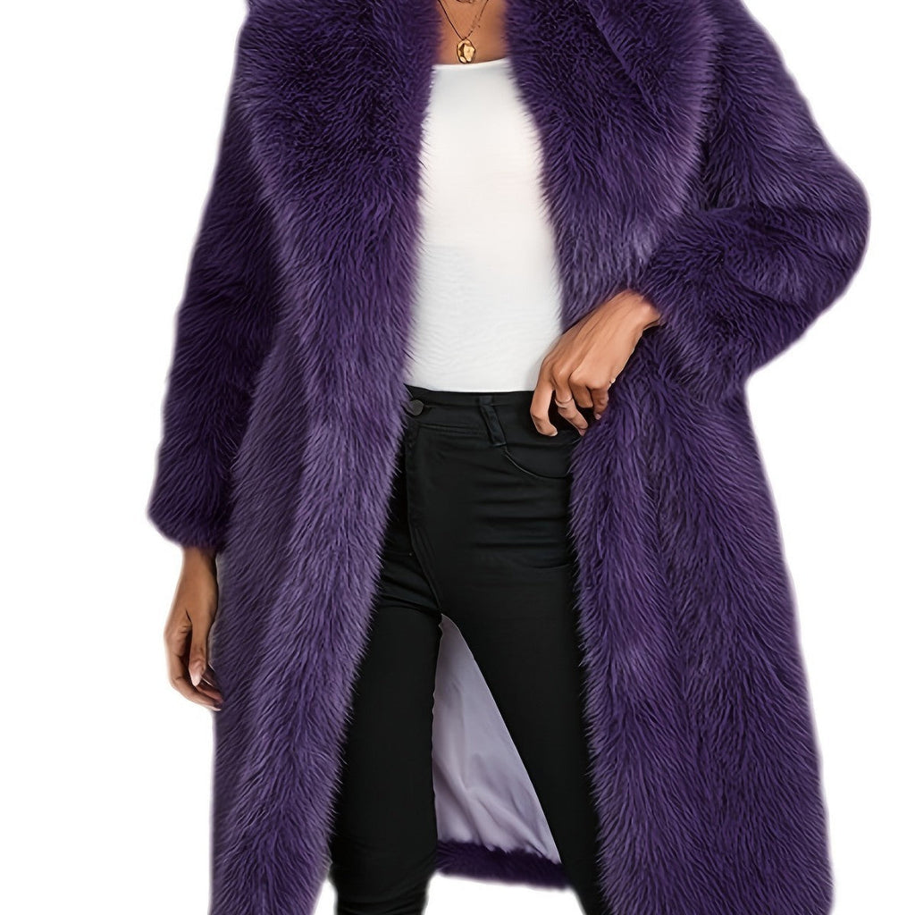 Imitation Fur Thick Fashion Casual Wear Coats