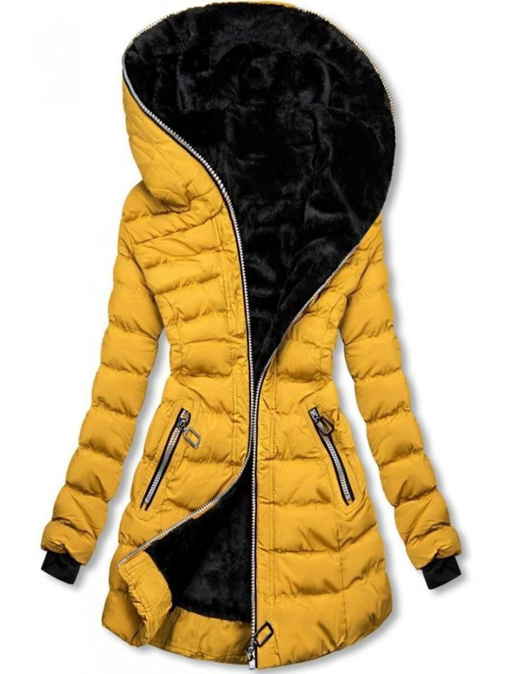 Hooded Long Sleeve Veet Cotton Clothes Coats