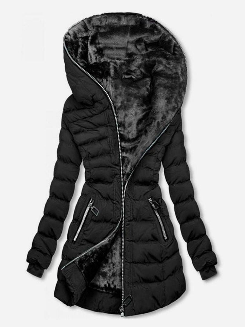 Hooded Long Sleeve Veet Cotton Clothes Coats