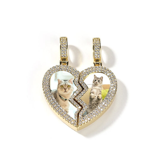 Broken Heart Photo 2 Pictures Pendant