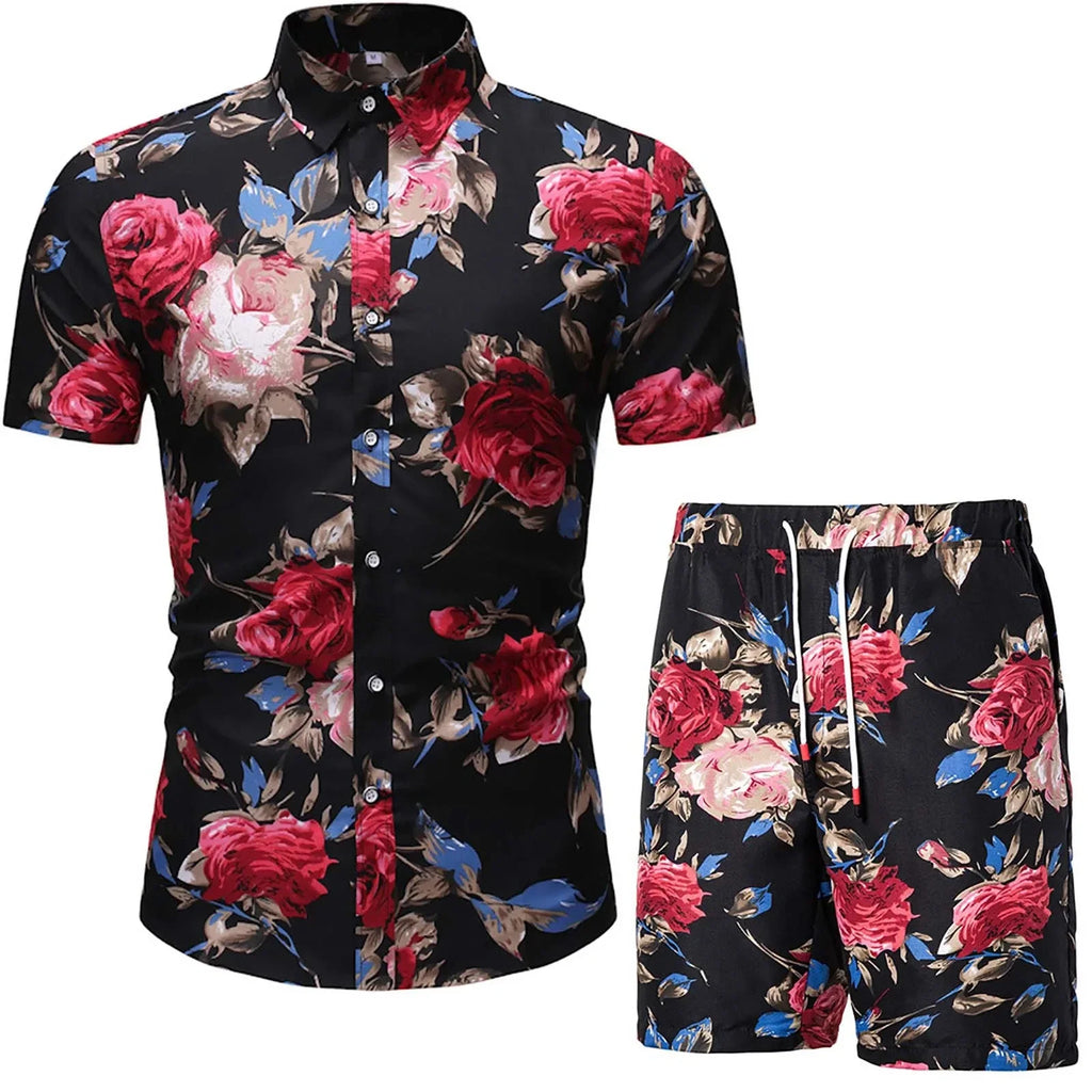 Classic men beach shorts set