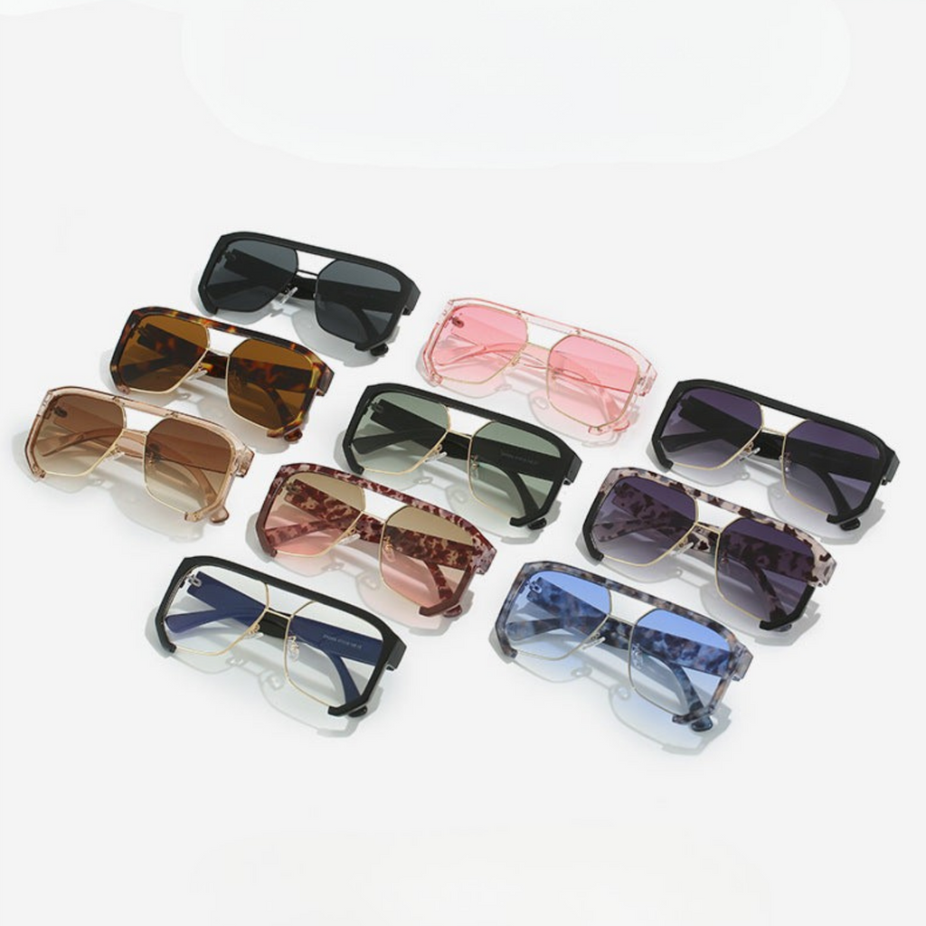 URBAN EDGE: Bold Oversized Square Sunglasses