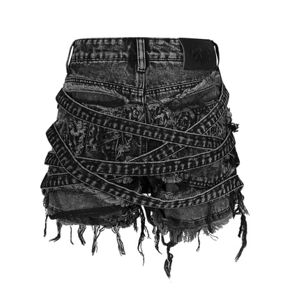 "VENIM" MINI SHORTS