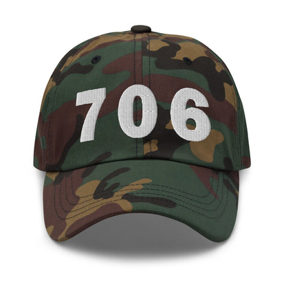 706 Area Code Dad Hat