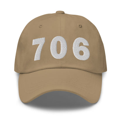 706 Area Code Dad Hat
