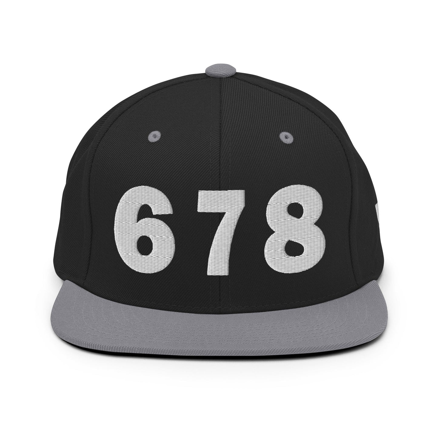 678 Area Code Snapback Hat