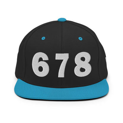 678 Area Code Snapback Hat