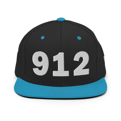 912 Area Code Snapback Hat