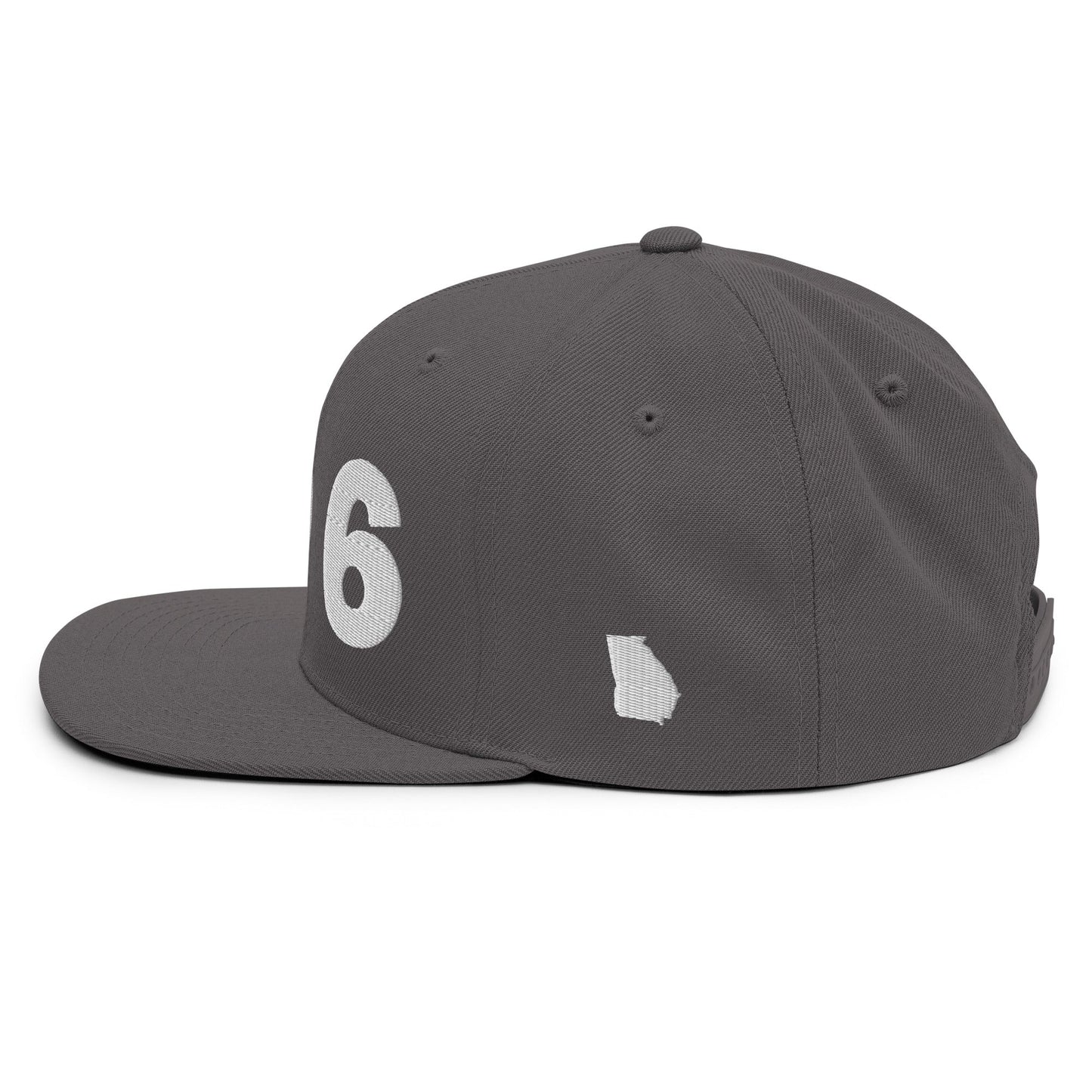 706 Area Code Snapback Hat