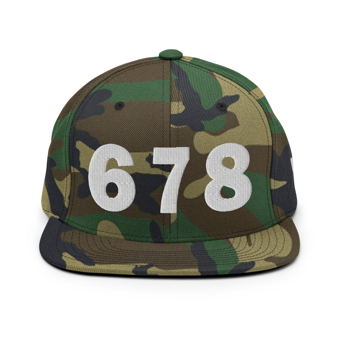 678 Area Code Snapback Hat
