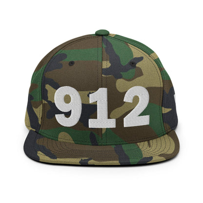 912 Area Code Snapback Hat