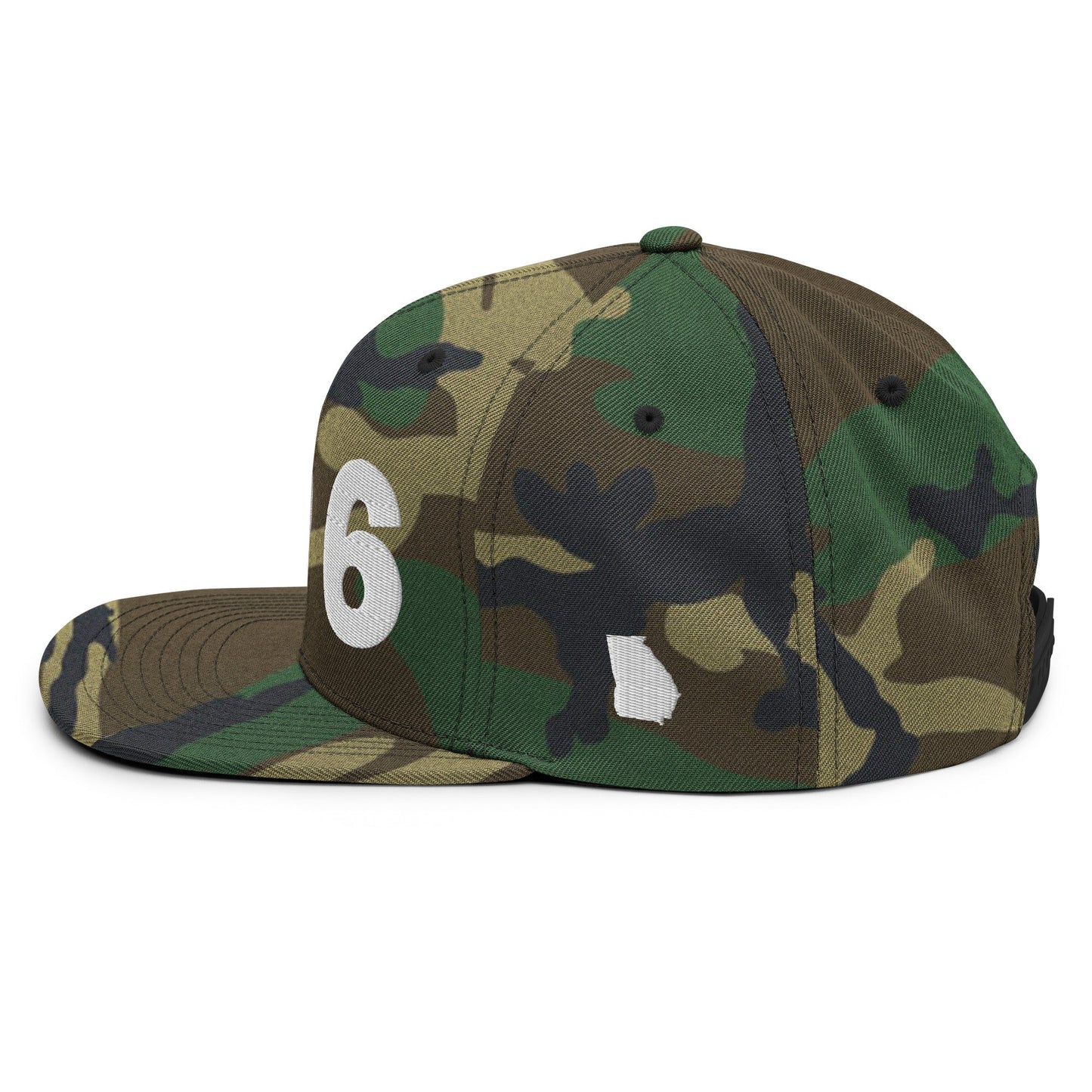 706 Area Code Snapback Hat