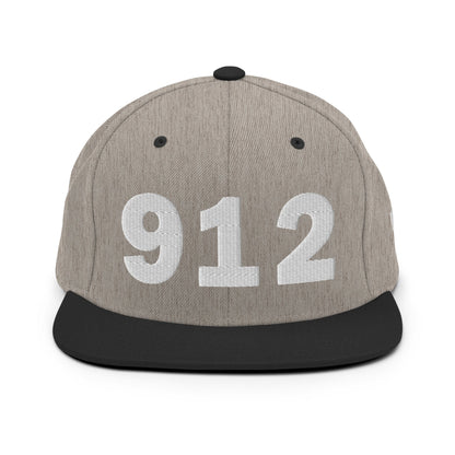 912 Area Code Snapback Hat
