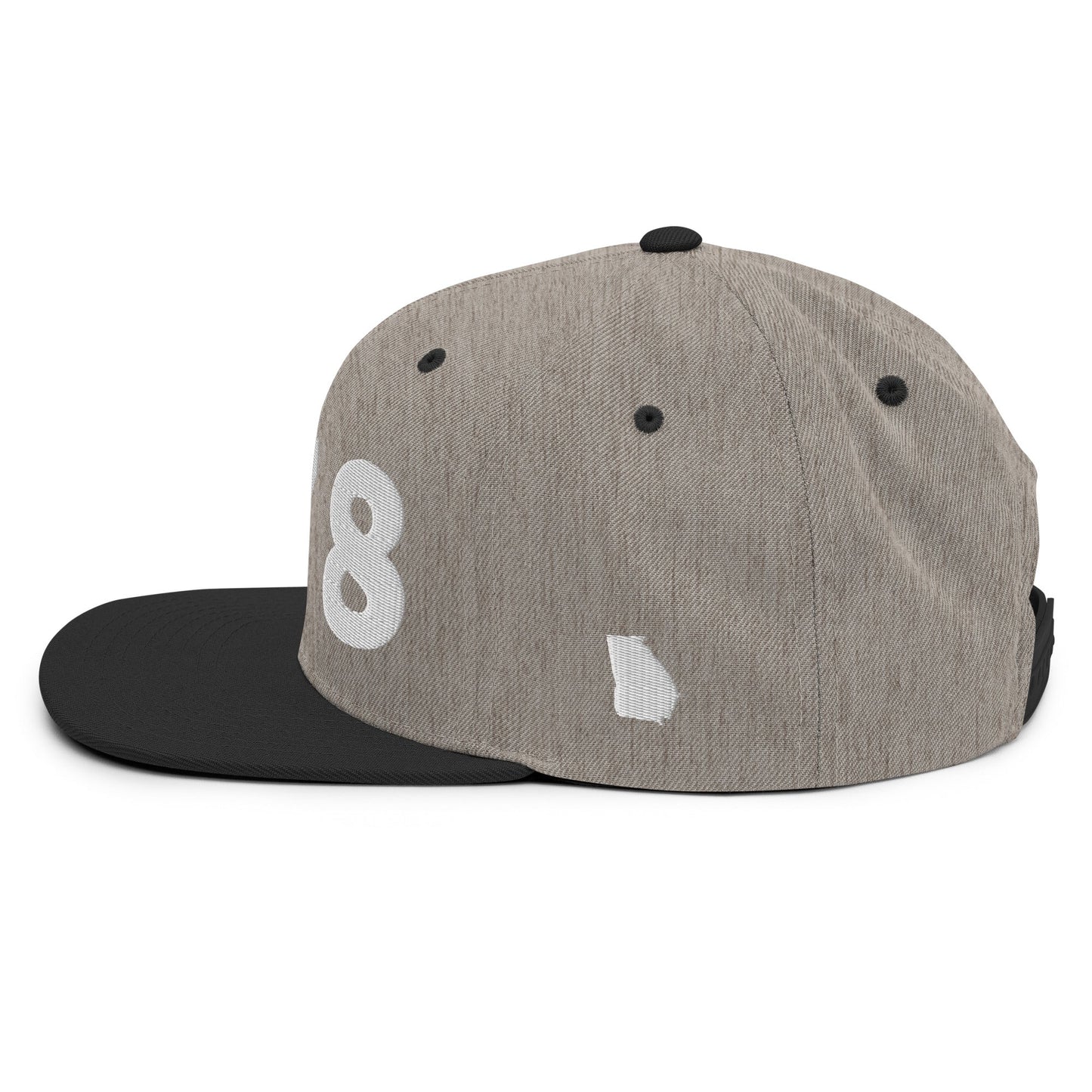 678 Area Code Snapback Hat