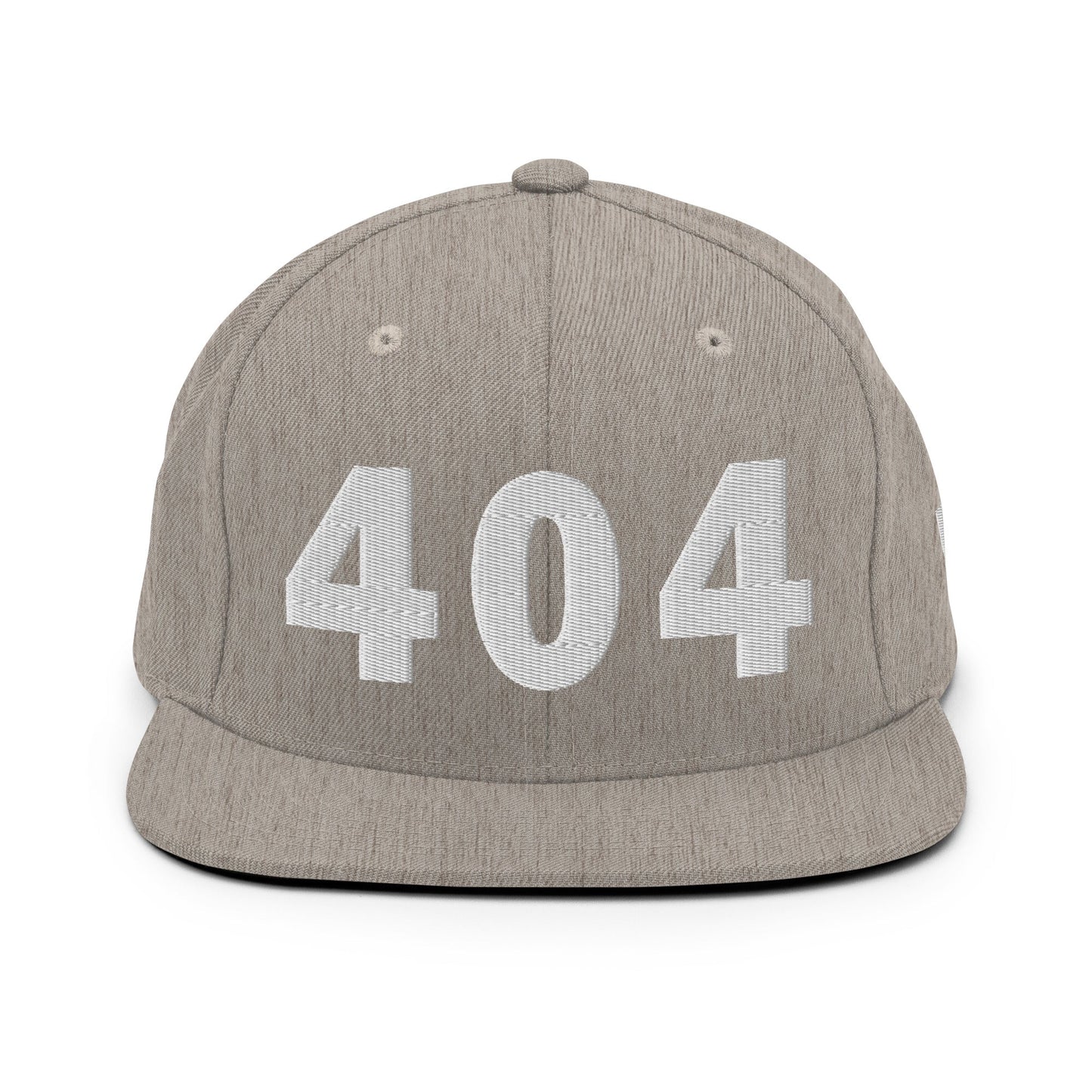 404 Area Code Snapback Hat