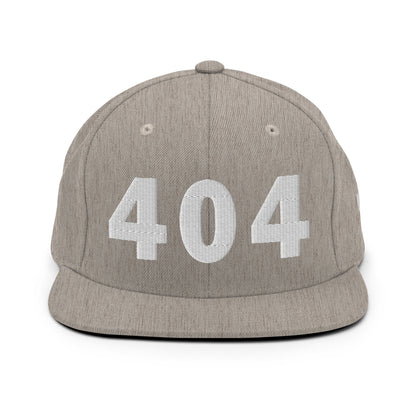 404 Area Code Snapback Hat