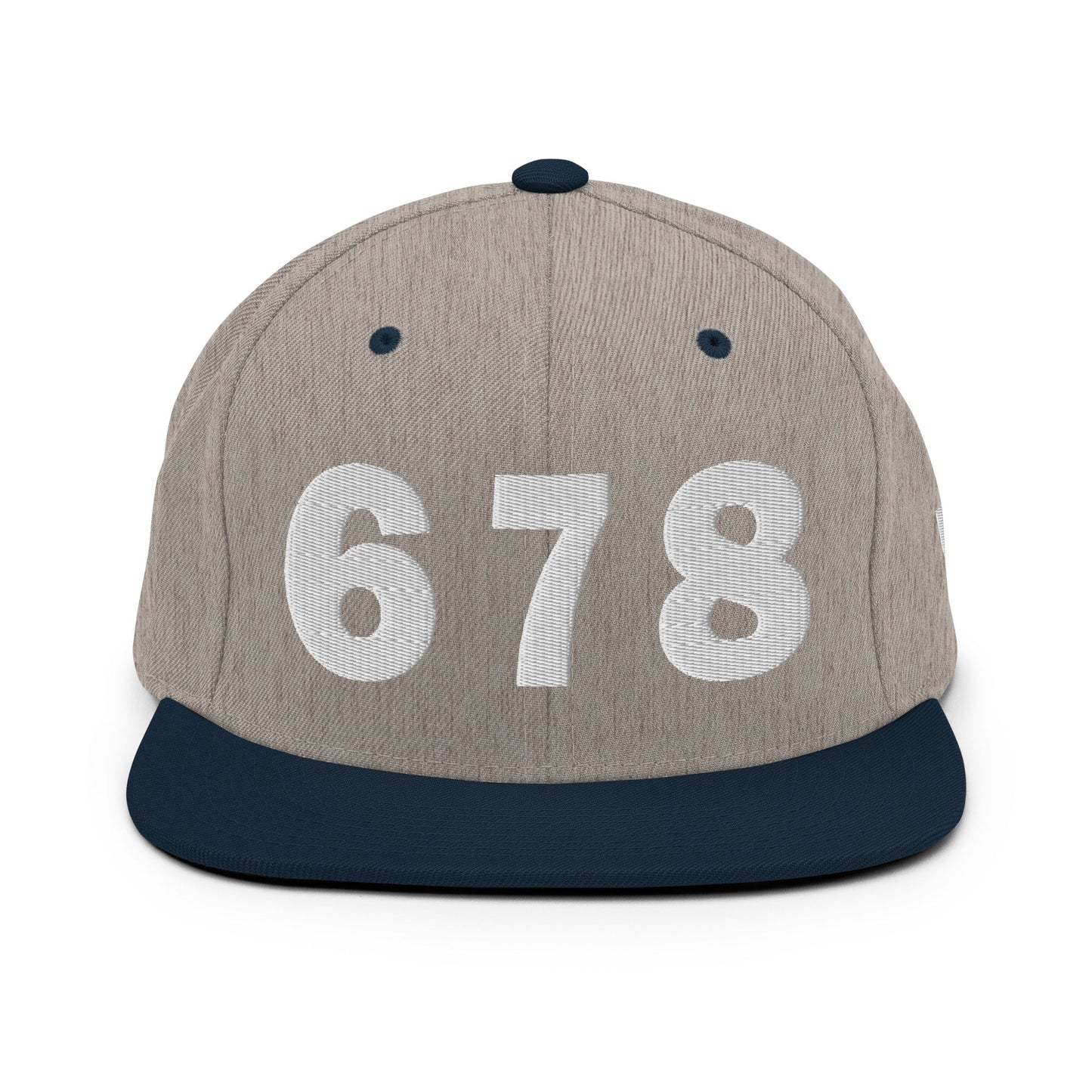 678 Area Code Snapback Hat