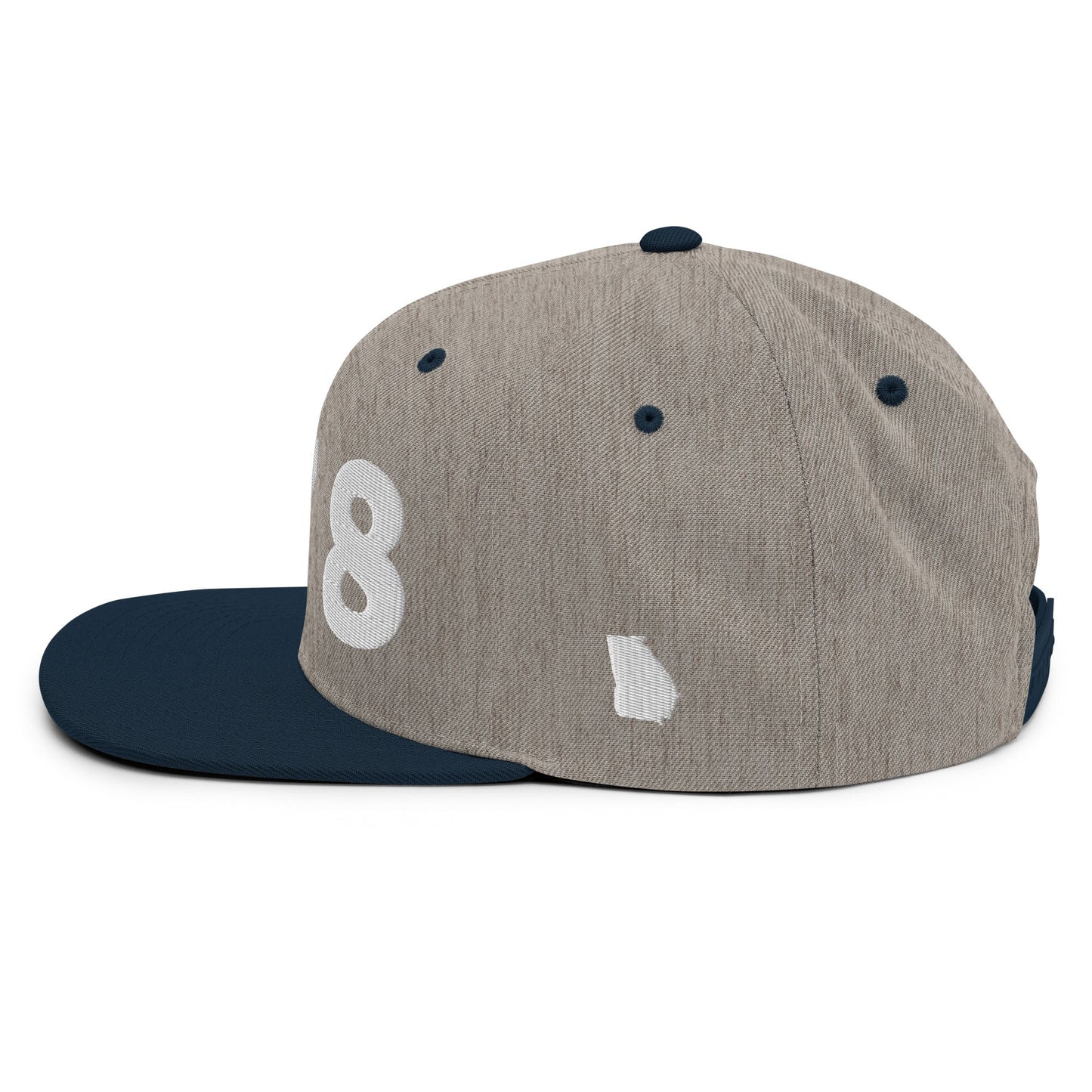 678 Area Code Snapback Hat