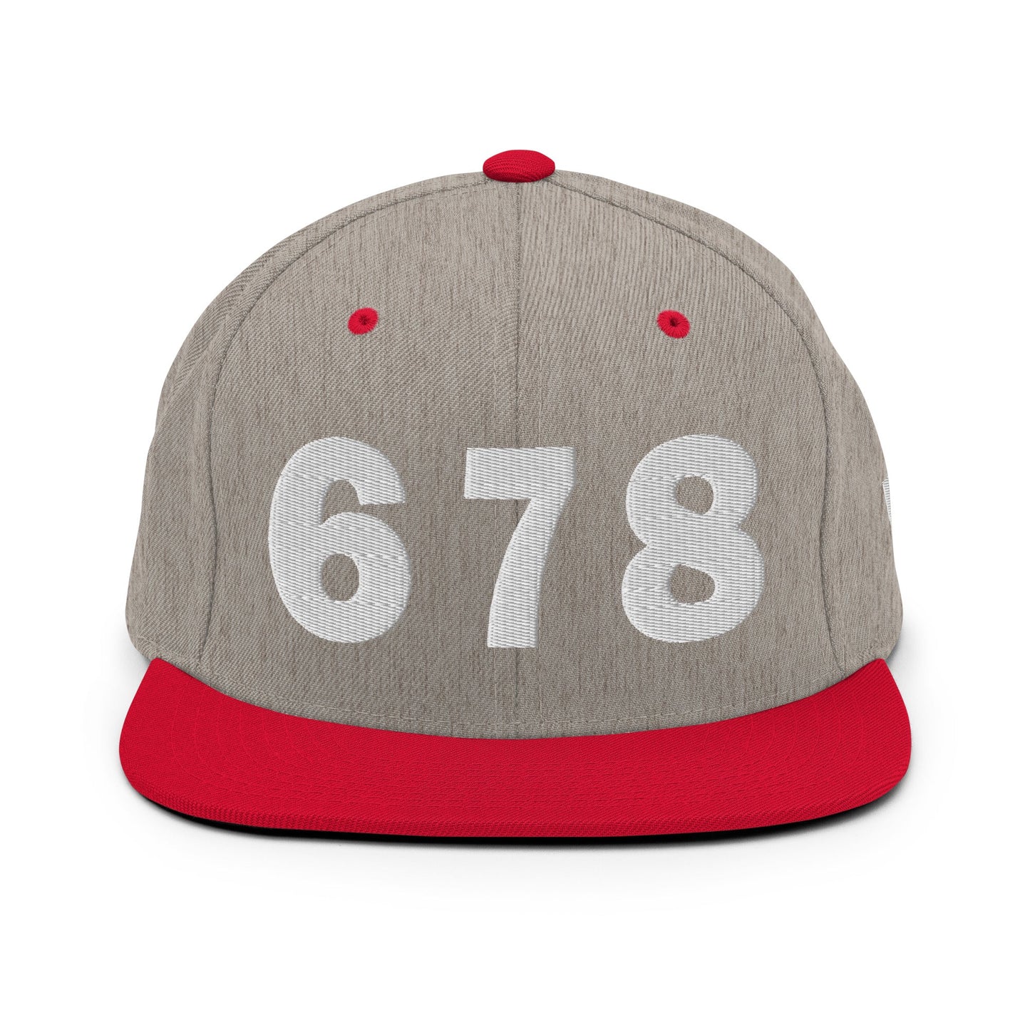 678 Area Code Snapback Hat
