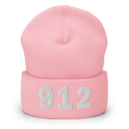 912 Area Code Cuffed Beanie