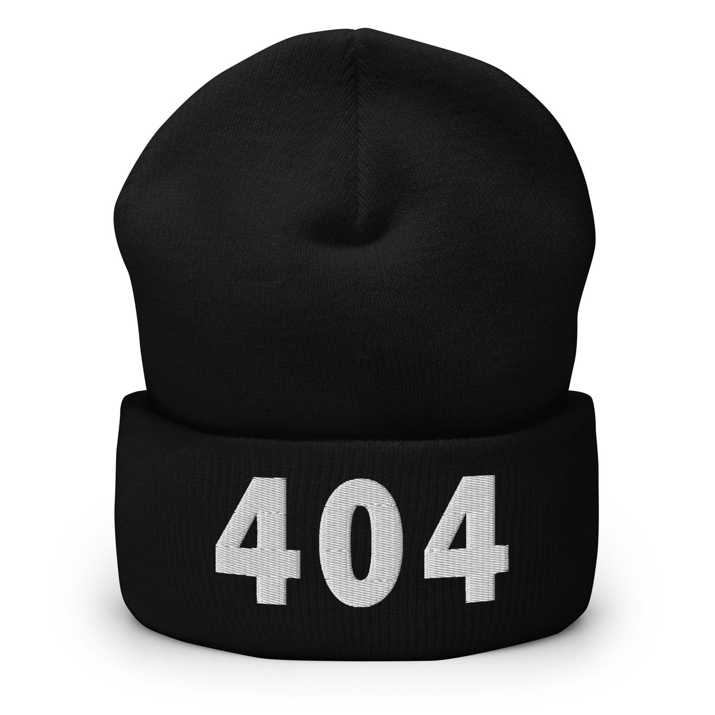 404 Area Code Cuffed Beanie