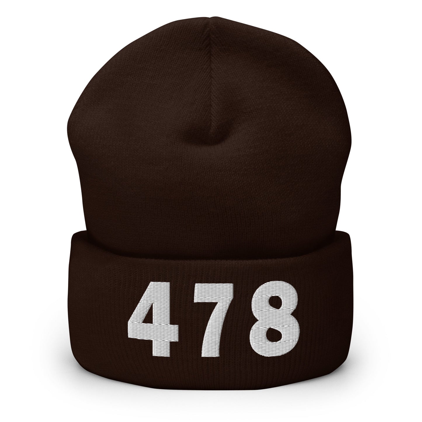 478 Area Code Cuffed Beanie