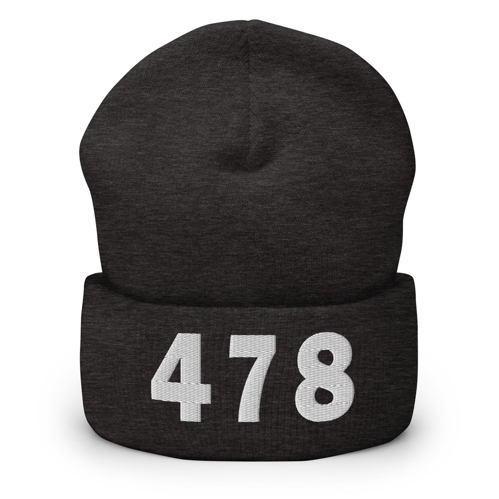 478 Area Code Cuffed Beanie