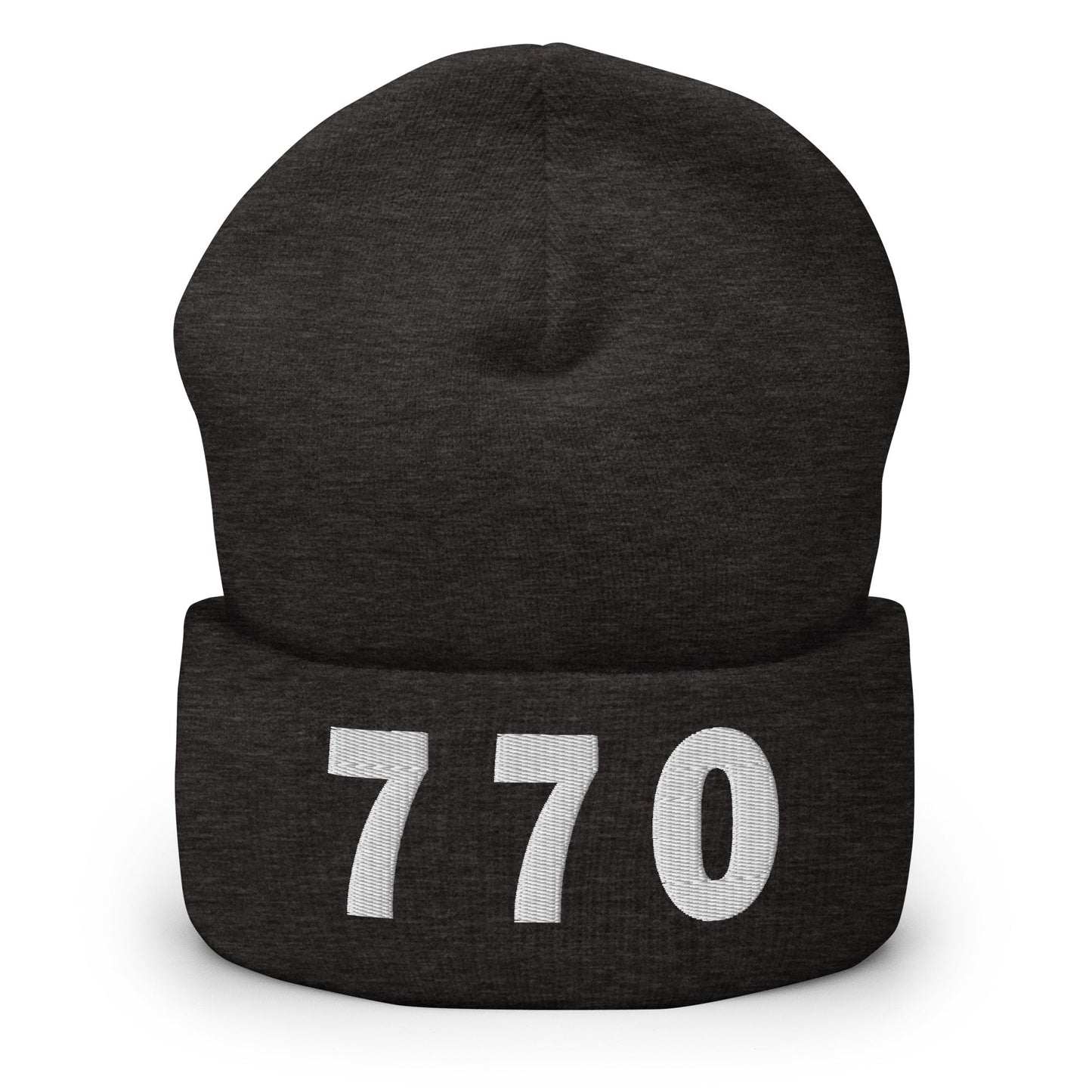 770 Area Code Cuffed Beanie