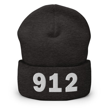 912 Area Code Cuffed Beanie