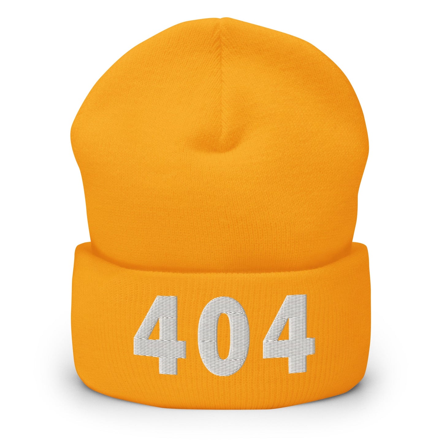 404 Area Code Cuffed Beanie
