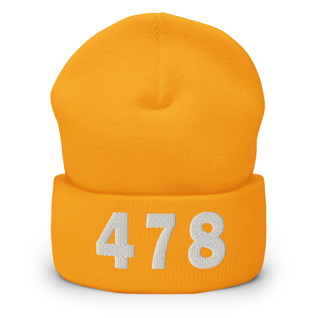 478 Area Code Cuffed Beanie
