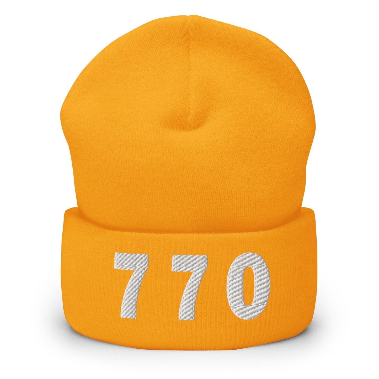 770 Area Code Cuffed Beanie
