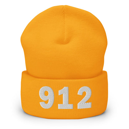 912 Area Code Cuffed Beanie