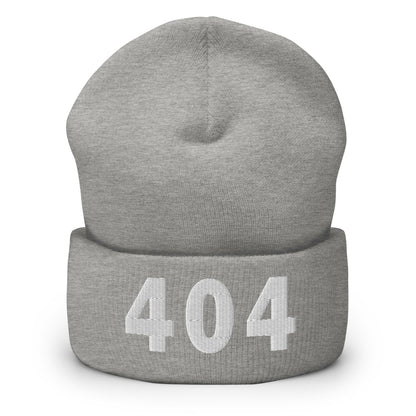 404 Area Code Cuffed Beanie