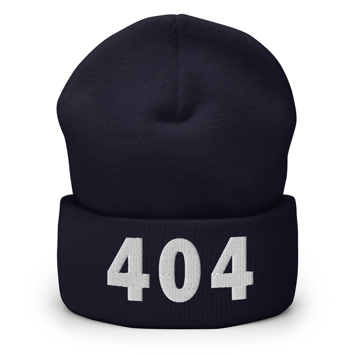 404 Area Code Cuffed Beanie