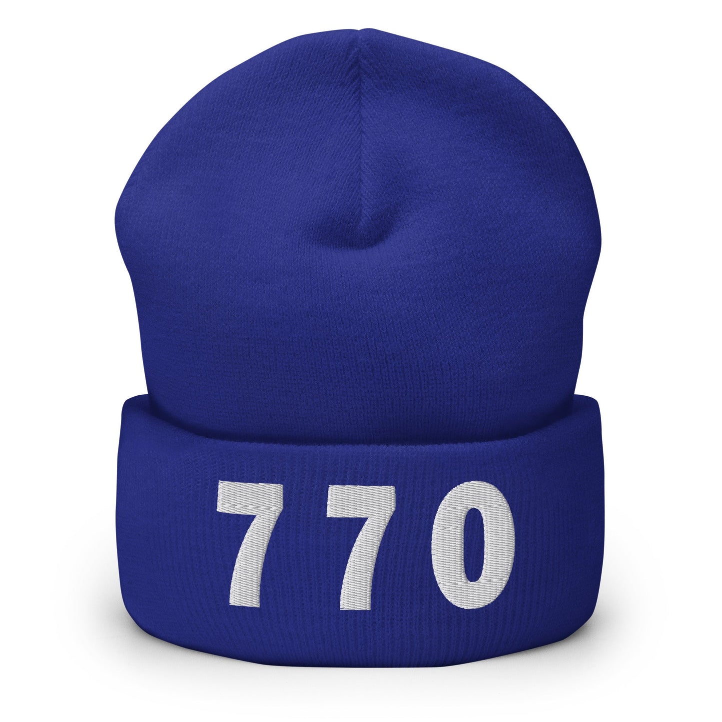 770 Area Code Cuffed Beanie